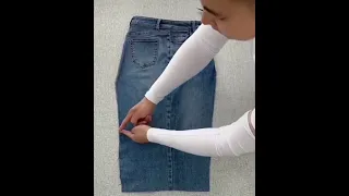 تعالي هنا رايحة فين أوعي ترمي البنطلون الجينز القديم بعد إللي هتشوفية حالا تدوير الملابس القديمة 