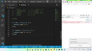 47 javascript immediate vs self invoke function in telugu