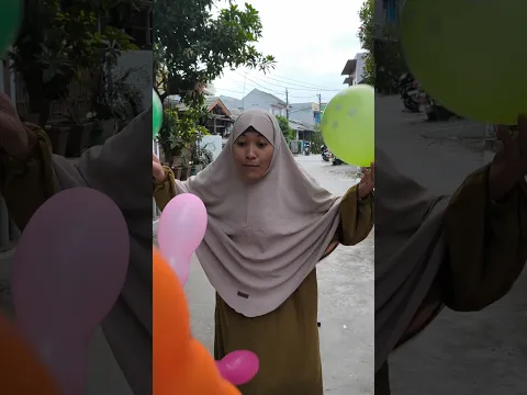 I Can't Believe this ❤🥰🤣 #shortsvideo #meletuskanbalon #balloon #funnykids #cutekids