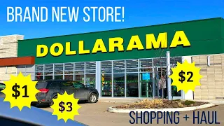 NEW DOLLAR STORE JUST OPENED DOLLARAMA SHOPPING HAUL