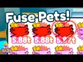BEST FUSING RECIEPE AND HOW TO USE THE FUSING MACHINE IN PET SIMULATOR X