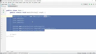 Arraylist question three A - part two java3 Arabic