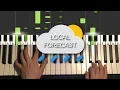 Kevin MacLeod - Local Forecast - Elevator (Piano Tutorial Lesson)