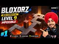 BLOXORZ NEW GAMEPLAY LEVEL 9 IMPOSSIBLE COMPLETE