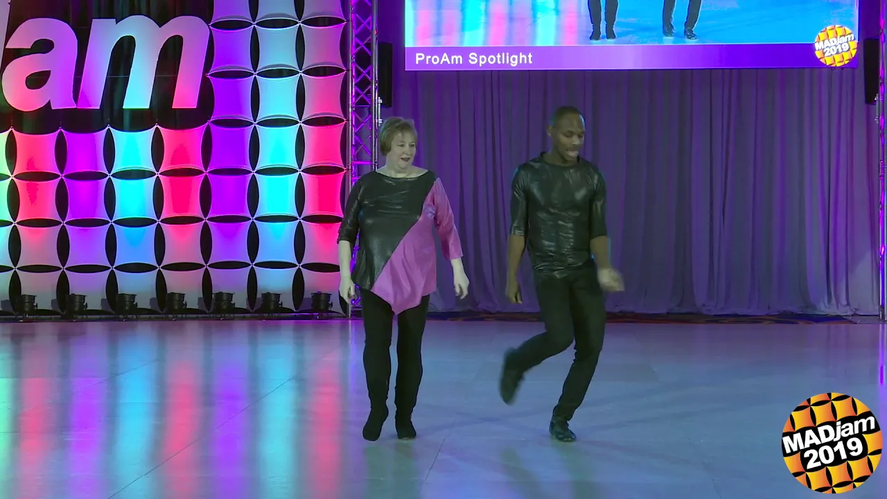 MADjam 2019 Pro Am Spotlight Follower Debra Yockey with Eric Byers