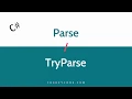 Parse TryParse In C Convert String To Data Types C