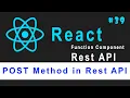 ReactJS Tutorial for Beginners POST Method in Rest API Ujjwal Technical Tips