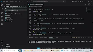 Assignment Operators in Python Comparison Operators in Python