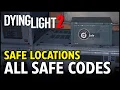 Dying Light 2 - All Safe Codes Safe Locations