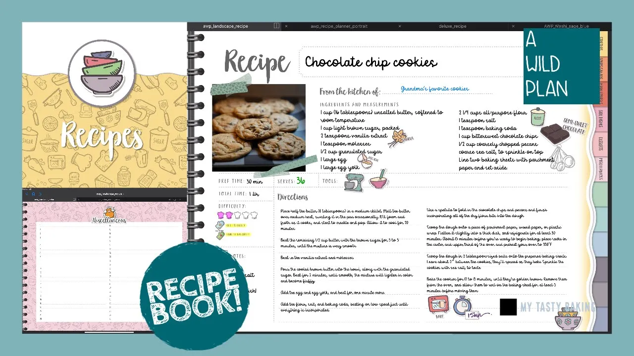 MAKE A RECIPE BOOK USING PAPER NAPKINS/DIY Cookbook For The Family/Pass Down Favorite Family Recipes. 