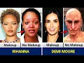 Shocking Hollywood Celebrities Without Makeup