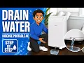 How to Drain Water From a Hisense Portable AC HAP0825TWD Step-by-Step