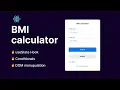 Build A BMI Calculator Using React JS Mini Project useState Hook Conditionals Hindi