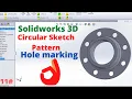 solidworks tutorials Circular Sketch Pattern Solidworks