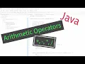 Java - Arithmetic Operators