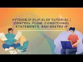 Python If-Elif-Else Tutorial Control Flow Conditional Statements and Nested If