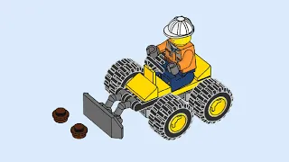 LEGO 952003 Instructions | City | Eddy Erker with Bulldozer | Construction | Magazine Gift