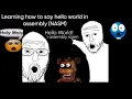 Learning how to say Hello world in ASSEMBLY NASM