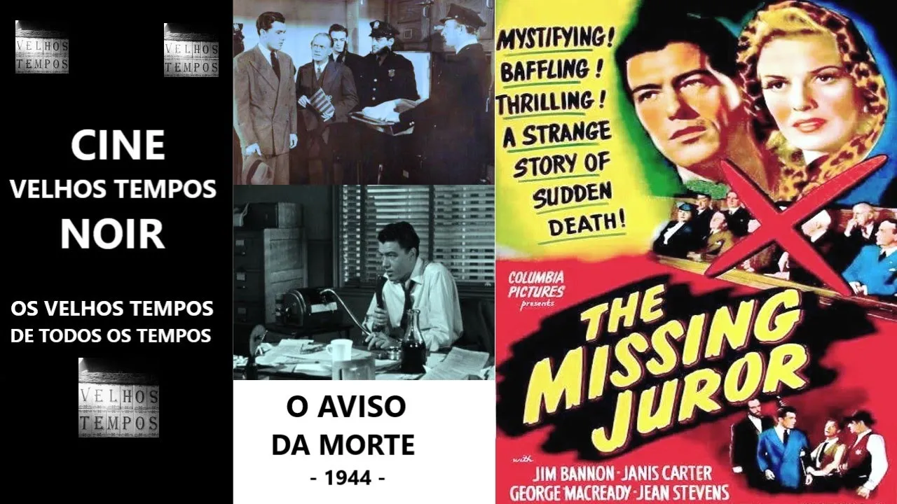 O Aviso de Morte (1944), Jim Bannon, Janis Carter & George Macready, Legendado