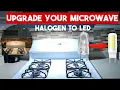 How to Replace Microwave Halogen Bulb to LED Bulb Brighter Energy-Efficient