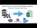 Extract Data in Excel From MySQL database using PHP in Specific Date Range