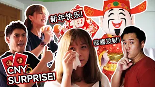 a little big cny surprise for a malaysian in singapore