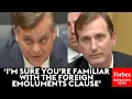 Dan Goldman Grills Jonathan Turley About Legality Of Trump s Dealings With Foreign Governments