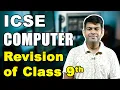 Revision of Class 9 Syllabus Important Topics in Java Computer Class 10th ICSE