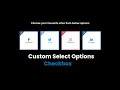 Custom Select Option Checkbox Checkbox HTML CSS