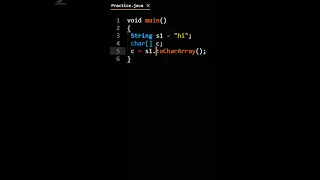 How To Convert String To Char Array In Java