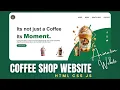 Coffee Shop Website Using HTML CSS JavaScript Responsive Design Step-by-Step Tutorial