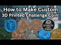 How to Make a Custom Challenge Coin FREE MakerWorld Template