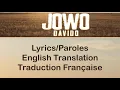 Davido - Jowo English Traduction Francaise