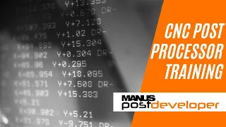 MANUSpost developer CNC Post Processor Training