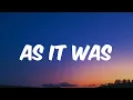Harry Styles - As It Was (Lyrics)