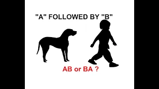 A is followed by B meaning