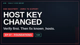 ssh known - hosts Host Keys and That Warning Explained