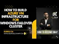 How to Build Azure VM Infrastructure for Windows Failover Cluster Step-by-Step VM Setup