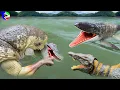 Download Lagu D-REX VS. T-REX, SPINOSAURUS, MOSASAURUS🦖 Rexy Dinosaurus Film | Jurassic World