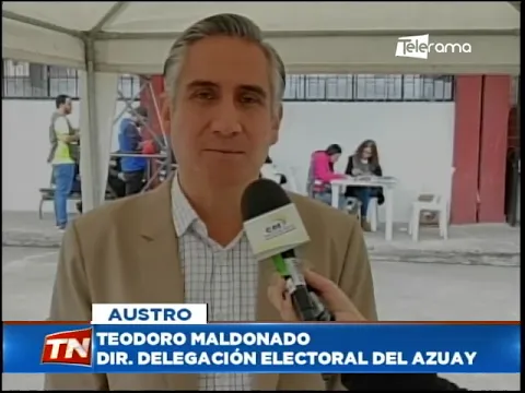 Segundo y último simulacro electoral en Azuay puso a prueba la capacidad operativa del CNE