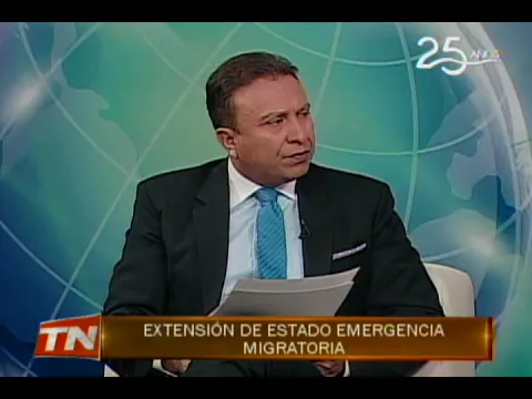 Extensión de Estado de Emergencia Migratoria