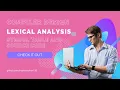 lexical analysis with symbol table