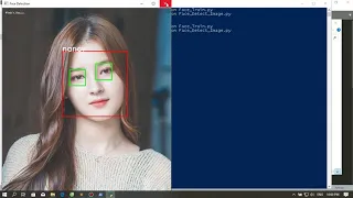 Face Recognition and Identification By Using Image With Trainning Data Python - OpenCV