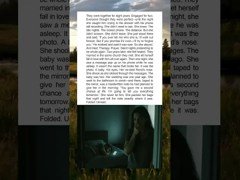 "She Finally Forgave Him… Then Found Out Who It Was"
