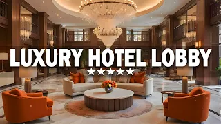 Luxury Hotel Lobby Music - Smooth Jazz Saxophone Instrumental &Calm Background Music for Good Moods☕