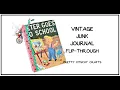 Peter Goes to School Vintage Wonder Book Junk Journal