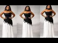 Download Lagu How to make this stylish Bustier top with an assymetric hemline