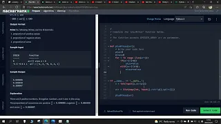 Plus Minus in Python HackerRank Problem Solving