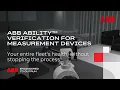 ABB Ability Verification for Measurement Devices