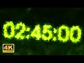 2 Hours 45 Minutes Countdown Timer - Kryptonite 4K